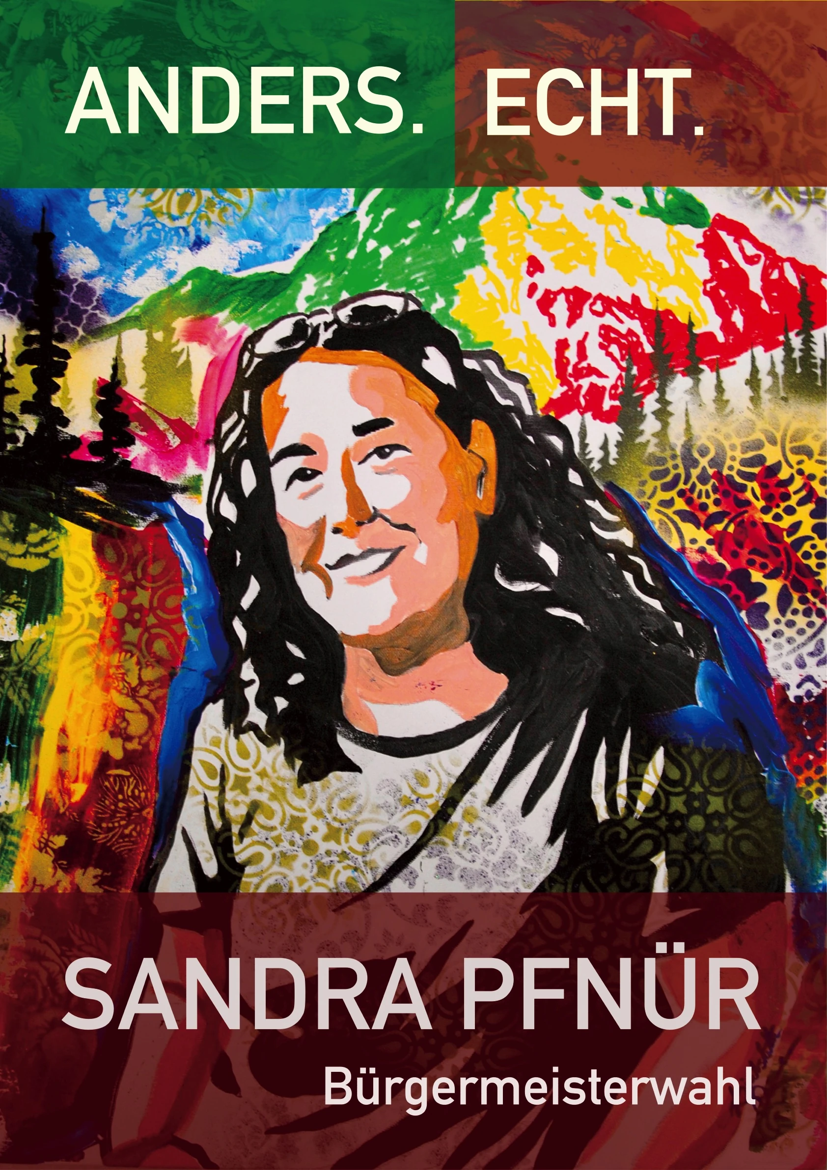 Wahlplakat Sandra Pfnür